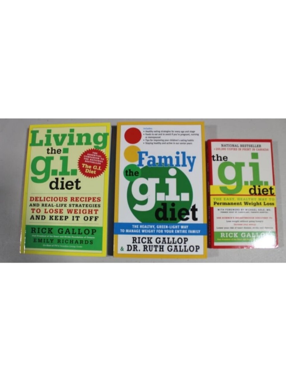 G.I. Diet Book Collection by Rick Gallop โ 3 Books Included